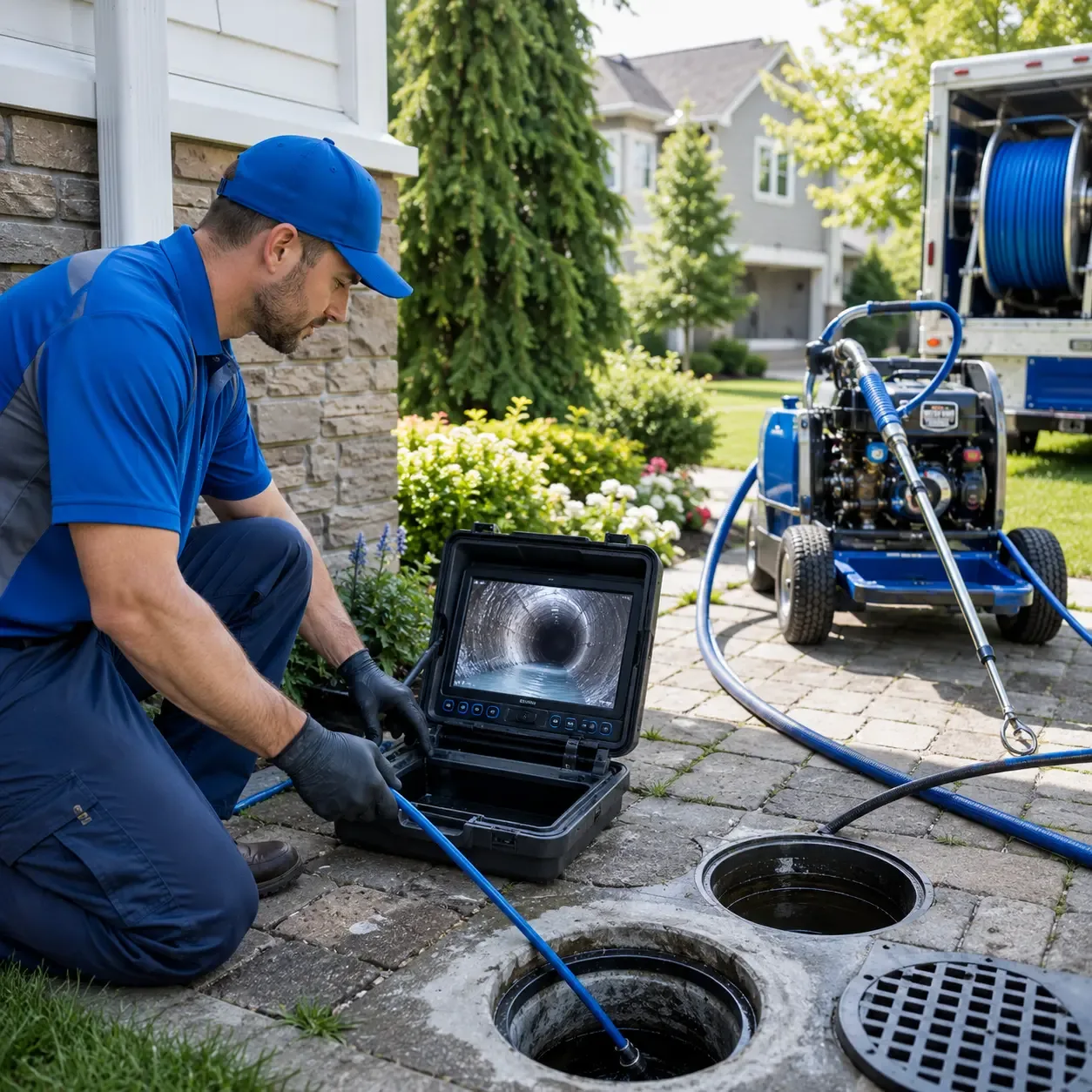 Outdoor drain cleaning professionals serving Le Mars, IA